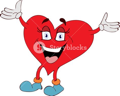 Happy Cartoon Heart - WoodsLima