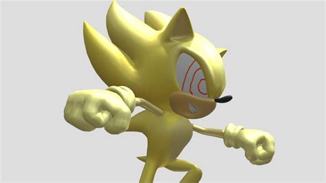 Fleetway Super Sonic 3d Model By Pikachar1274567 Pikacharbutag