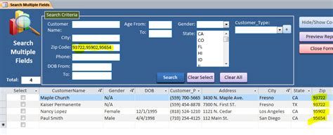 Search Multiple Fields Iaccessworld