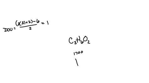 SOLVED: A molecule with the molecular formula of C5H10O produces the IR ...