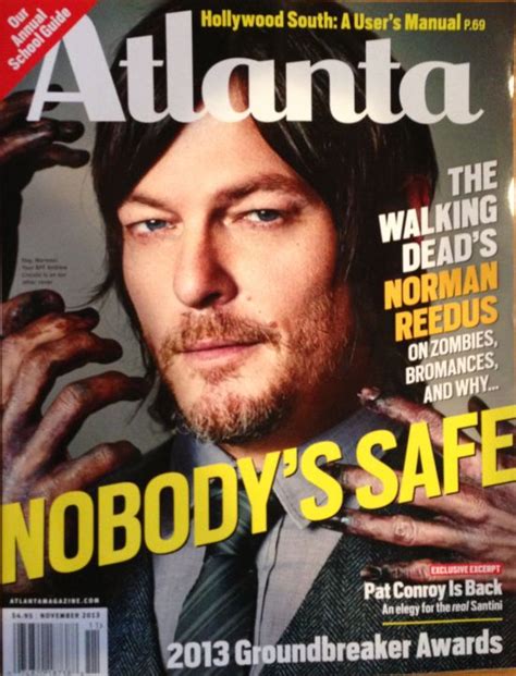 The Walking Dead S Norman Reedus Covers Atlanta Magazine