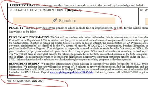 On Buddy Statement Form 21 4138 Does Veteran Sign Or Buddy Rveteransbenefits