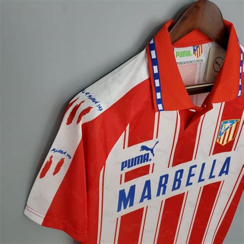 Camiseta Local Retro Atl Tico De Madrid Trizhop