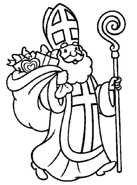 Ausmalbilder Nikolaus St Nicholas Day Saint Nicholas Christmas