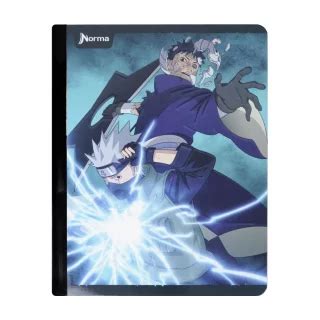 Cuaderno Cosido 100 Hojas línea corriente Naruto Rayo Tienda Norma