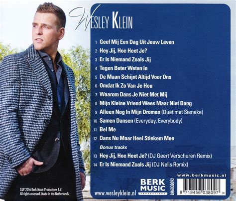 Wesley Klein Onderweg Cd Wesley Klein Cd Album Muziek Bol