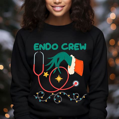 Endo Crew Christmas Shirt Endoscopy Nurse Tshirt Christmas Etsy