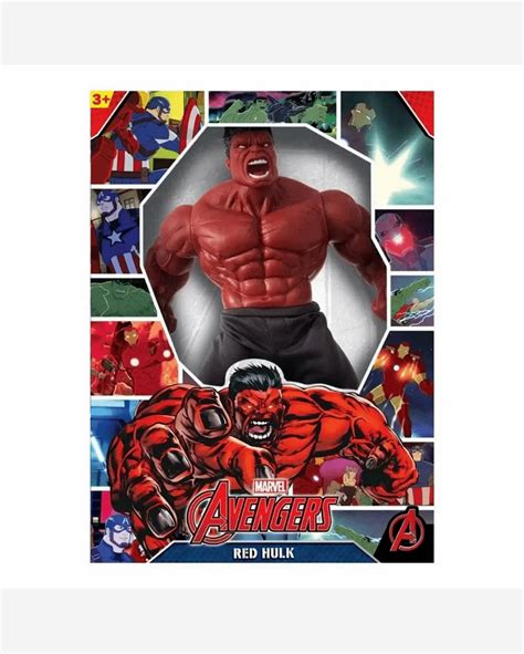 Boneco Gigante Revolution 45cm Hulk Vermelho Marvel FANLAB Oficial