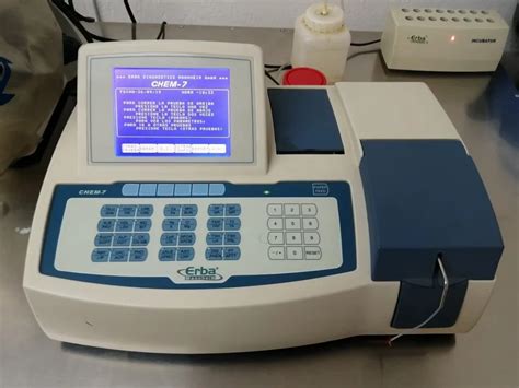 Erba Chem Semi Auto Analyser Erba Assays Clinical Chemistry At Rs