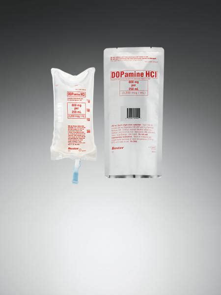 Baxter™ Dopamine Hydrochloride In 5 Dextrose Injection 3200 Mcgml In