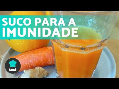 Suco poderoso para aumentar a imunidade receita e benefícios