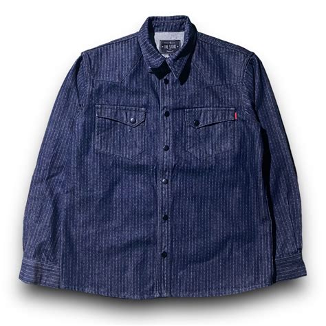 The Stori Indigo Blue Hickory Denim Jacket On Carousell