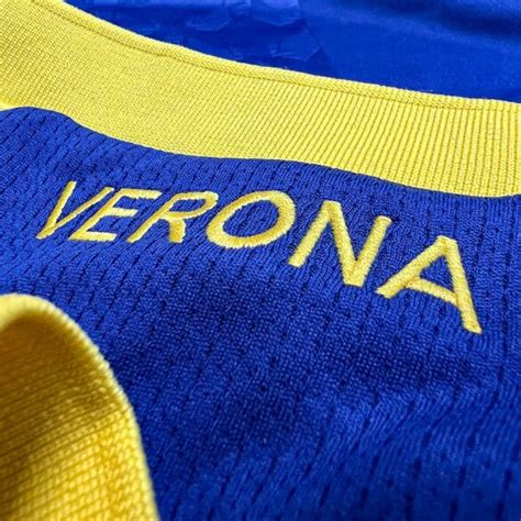 Nova Camisa Titular Do Hellas Verona 2022 2023 Macron MDF