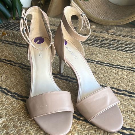 Nine West Shoes Sz 85m Nine West Nude Heel Poshmark