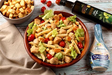 Atoupeira Receita Castelo Salada Caesar De Macarr O