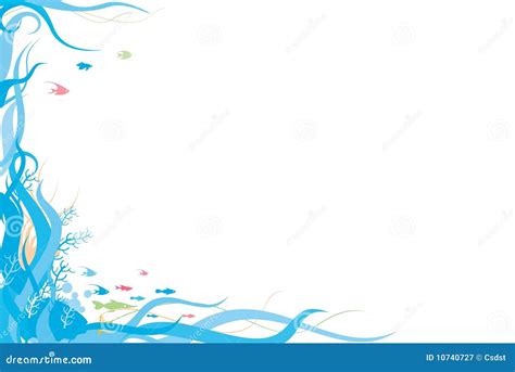 Ocean clip art borders