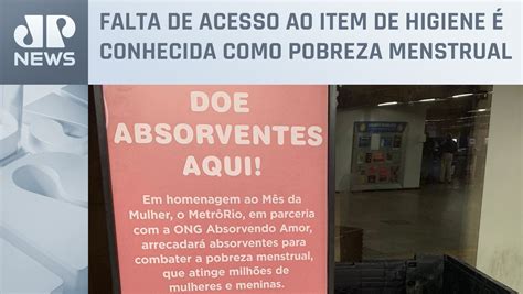 Campanha Arrecada Absorventes Para Moradoras De Comunidades No Rio