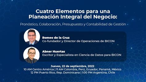 Cuatro Elementos Para Una Planeacion Integral Del Negocio Bicon