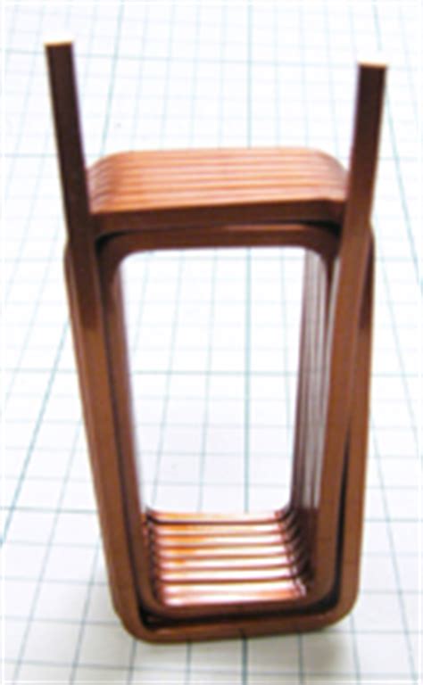 A Rectangular Edgewise Coil Made Of A Rectangular Copper Wire Wound And