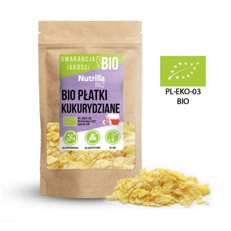 Płatki kukurydziane bez cukru BIO 200g Nutrilla BIO food kids