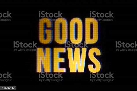 Good News Banner In Capital Letters Stock Illustration - Download Image ...