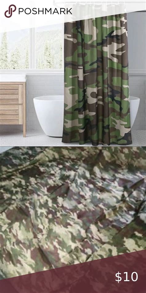 Camouflage Shower Curtain Shower Curtain Curtains Design