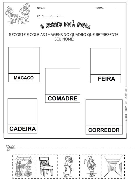 Aprendendo Fácil o macaco foi à feira