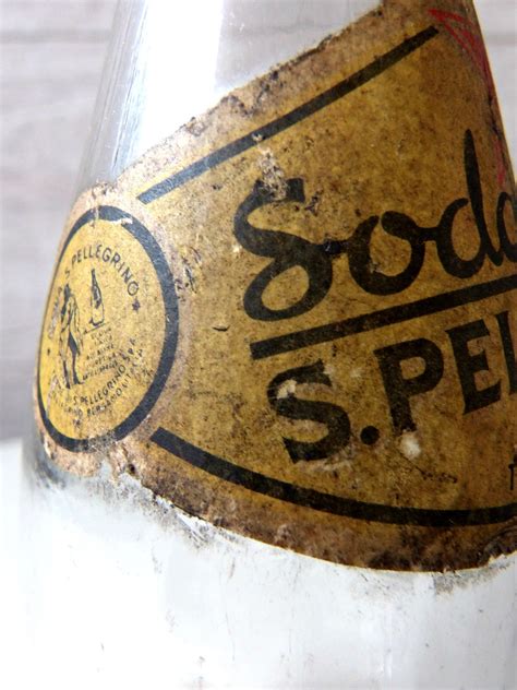 Vintage San Pellegrino Bottle - Etsy