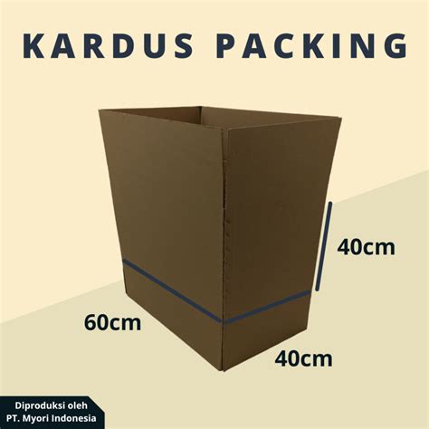 Jual Uk 60 X 40 X 40 Cm Kardus Packing Besar Box Packing Dus