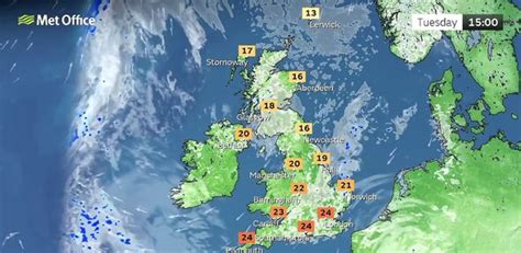 UK weather: Brits to bask in sunshine as mercury hits 24C with showers ...