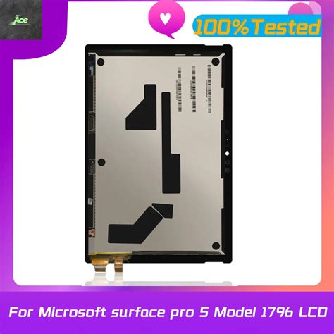 Novos Lcds Para Microsoft Surface Pro 5 Modelo 1796 LP123WQ1 Lcd