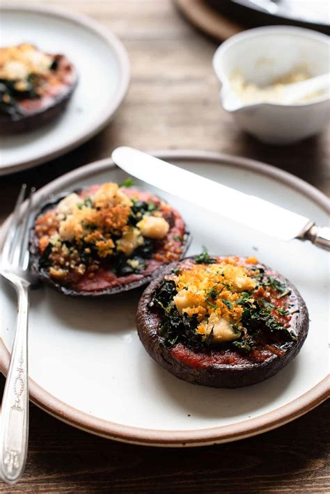 Vegan Stuffed Portabella Mushrooms