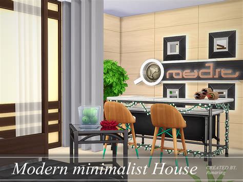 The Sims Resource - Modern minimalist house *No cc*