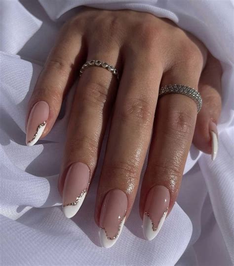 30 Pink White Nail Designs Youll Want To Copy White Acrylic Nails