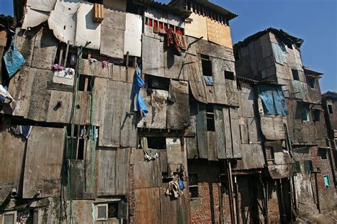 Slum On The Opposite Of Bandra Station Mumbai India Slums Movie