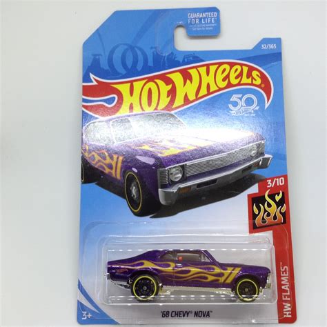 JULIAN S HOT WHEELS BLOG 1968 Chevy Nova 2018 HW Flames