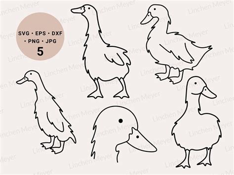 Duck Svg Duck Svg Bundle Duck Face Svg Nursery Duck Svg Western Svg