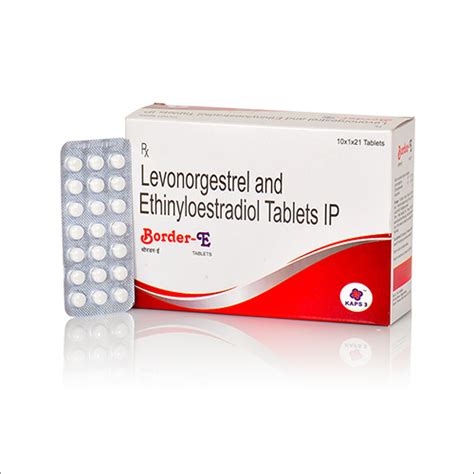 Levonorgestrel And Ethinyloestradiol Tablets Ip At Best Price In