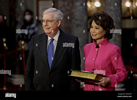 Sen. Mitch McConnell, R-Ky., and his wife Transportation Secretary ...