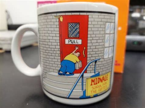 Vintage 1986 The Far Side Gary Larson Mug School For The Ted Coffee Cup 4557505105