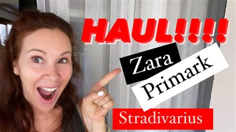 Haul Zara Primark Stradivarius Youtube