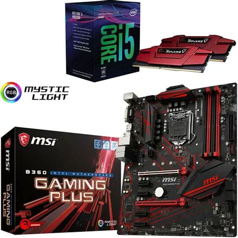 Kit d évo Intel Core i5 8400 2 8 GHz MSI B360 GAMING PLUS 16 Go