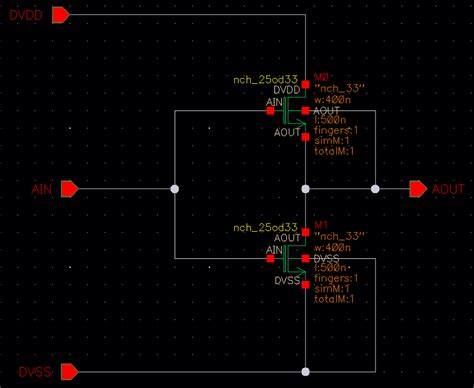 draw layout   nmos   body potential
