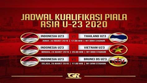 Usai Kalah Melawan Thailand Ini Jadwal Pertandingan Timnas U 23