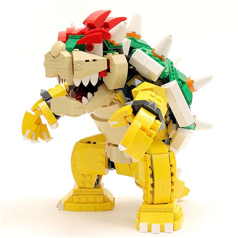 Instructions/Parts List for Custom LEGO Nintendo Bowser Figure – Build ...