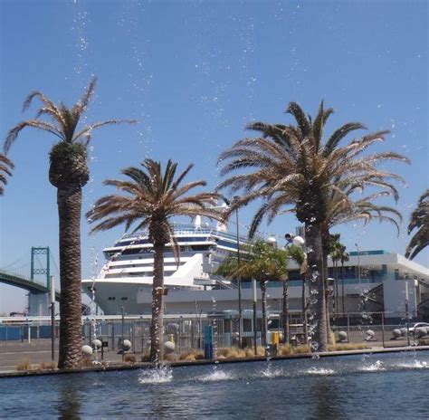 Ship At World Cruise Terminal In San Pedro Visit San Pedro