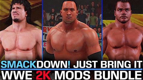 Smackdown Just Bring It Mods Bundle Wwe 2k Mods Youtube