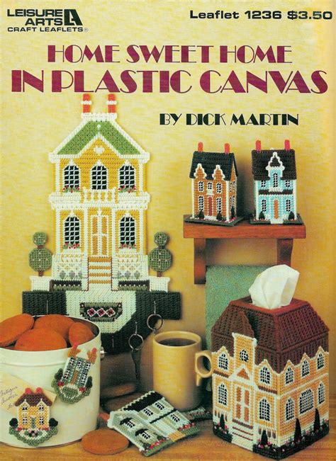 Vintage Plastic Canvas Pattern Book Pdf Cottagecore Cottage Etsy