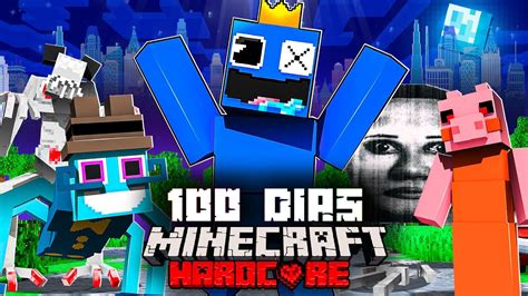 Sobreviví 100 Días En Un Apocalipsis De Videojuegos De Terror En Minecraft Hardcore Esto