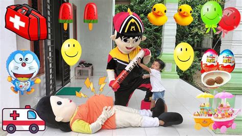 Drama Badut Lucu Squid Game Sakit Perut Di Suntik BoBoiBoy Sampai